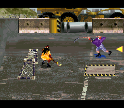Street Hockey '95 (USA) In game screenshot